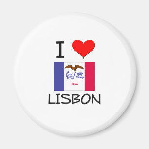 Íman Eu amo LISBOA Iowa