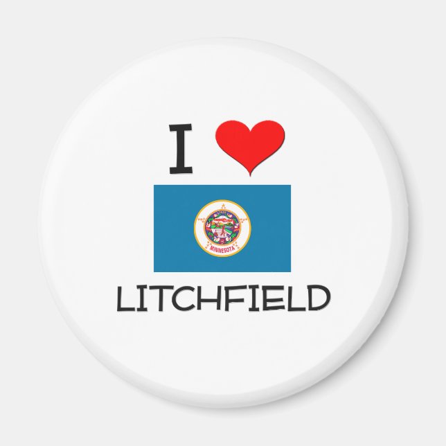Íman Eu Amo Litchfield Minnesota (Frente)