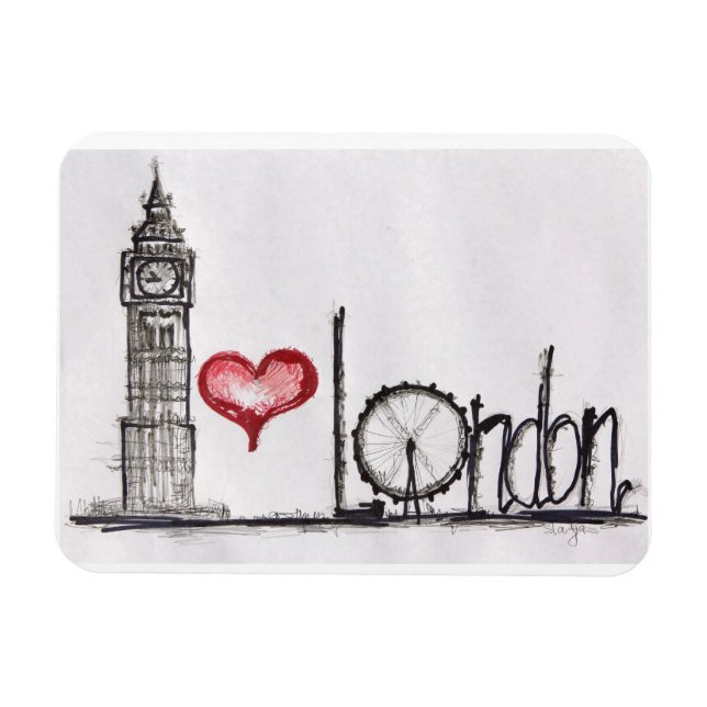 Íman Eu amo Londres (Horizontal)