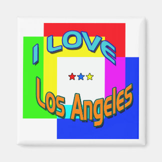 Íman "EU AMO Los Angeles Coloring 1" Magnet