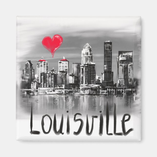 Íman Eu amo Louisville (Frente)