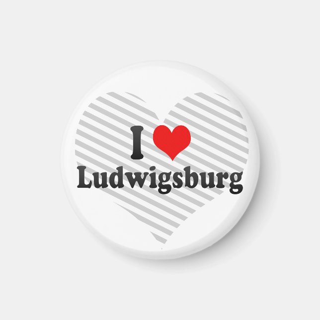 Íman Eu Amo Ludwigsburg, Alemanha (Frente)