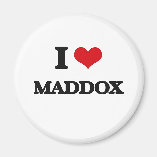 Íman Eu Amo Maddox (Frente)
