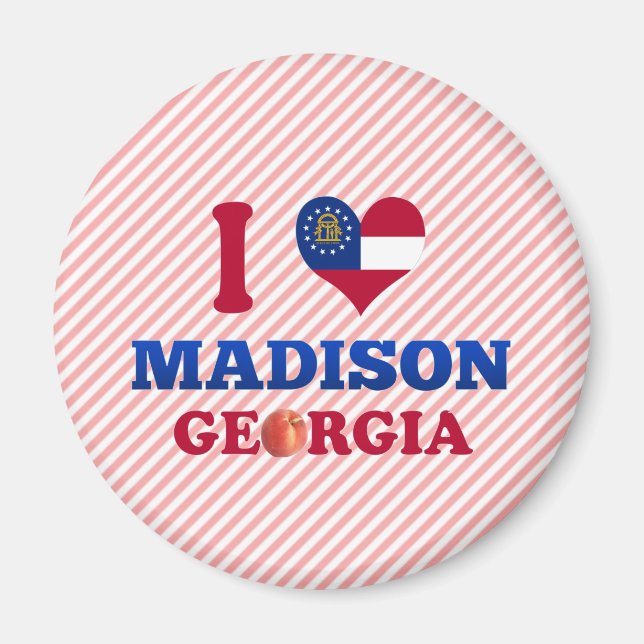 Íman Eu Amo Madison, Georgia (Frente)
