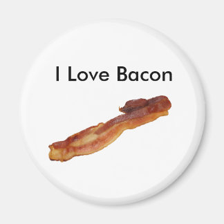 Íman Eu Amo Magnet De Bacon