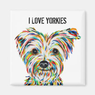 Íman Eu Amo Magnet Yorkies