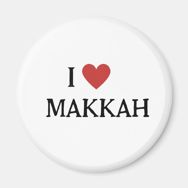 ÍMAN EU AMO MAKKAH MAGNET (Frente)