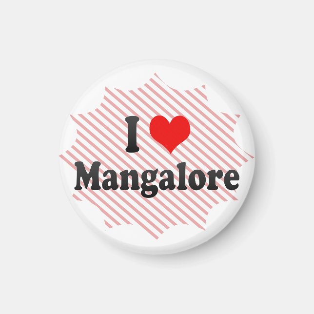 Íman Eu Amo Mangalore, Índia (Frente)