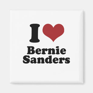 Íman Eu amo máquinas de lixar de Bernie para o