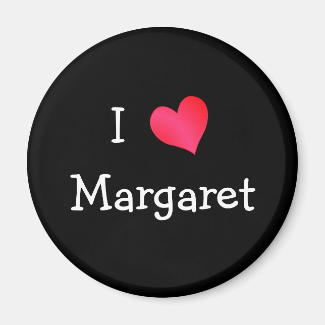 Íman Eu Amo Margaret (Frente)