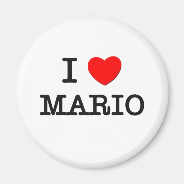 Íman Eu amo Mario (Frente)