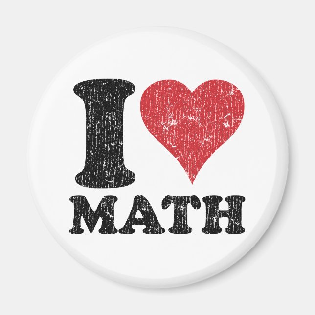 Íman Eu Amo Matemática (Frente)