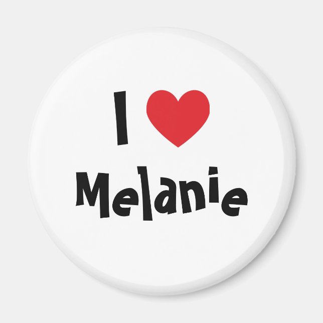 Íman Eu Amo Melanie (Frente)