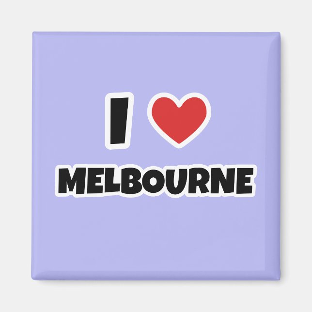 Íman Eu amo Melbourne (Frente)