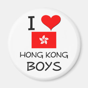 Íman Eu amo meninos de Hong Kong