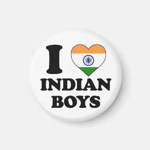 Íman Eu amo Meninos Indianos