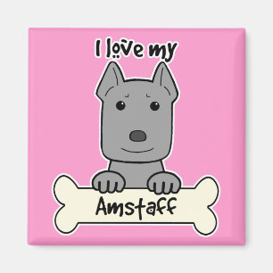 Íman Eu amo meu Amstaff
