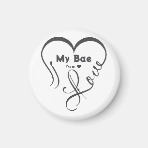 Íman Eu Amo Meu Bae • Você = ♥