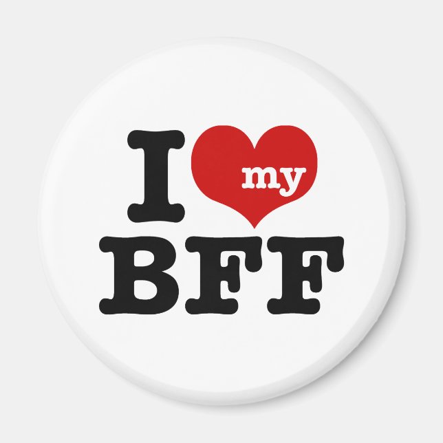 Íman Eu Amo Meu BFF (Frente)
