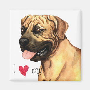 Íman Eu amo meu Boerboel