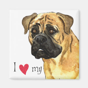 Íman Eu amo meu Bullmastiff