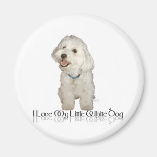 Íman Eu Amo Meu Cachorrinho Branco - Havanese