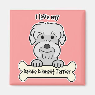 Íman Eu amo meu Dandie Dinmont Terrier
