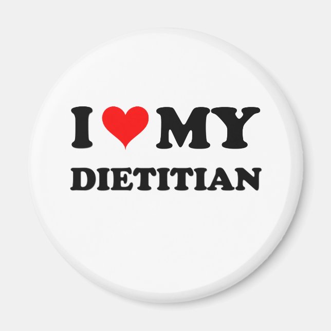 Íman Eu Amo Meu Dieticiano (Frente)