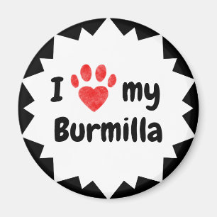 Íman Eu Amo Meu Gato Burmilla