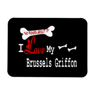 Íman Eu Amo Meu Griffon De Bruxelas