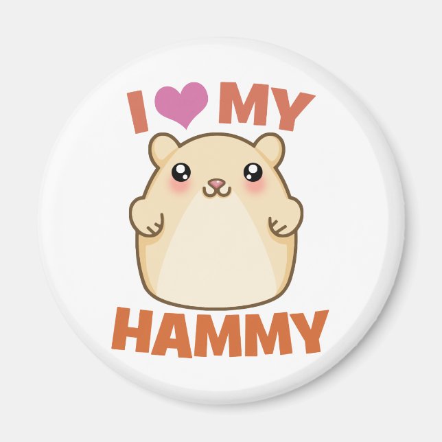 Íman Eu Amo Meu Hammy (Frente)