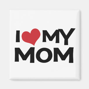 Íman Eu amo meu ímã do dia das mães da mamã