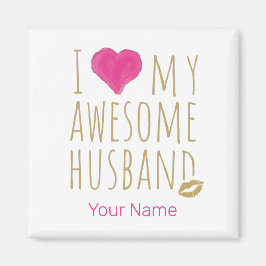 Íman Eu amo meu incrível marido casando no aniversário