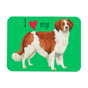 Íman Eu amo meu Kooikerhondje