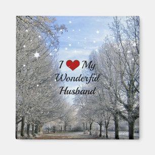 Íman Eu Amo Meu Maravilhoso Marido - Dia de inverno de