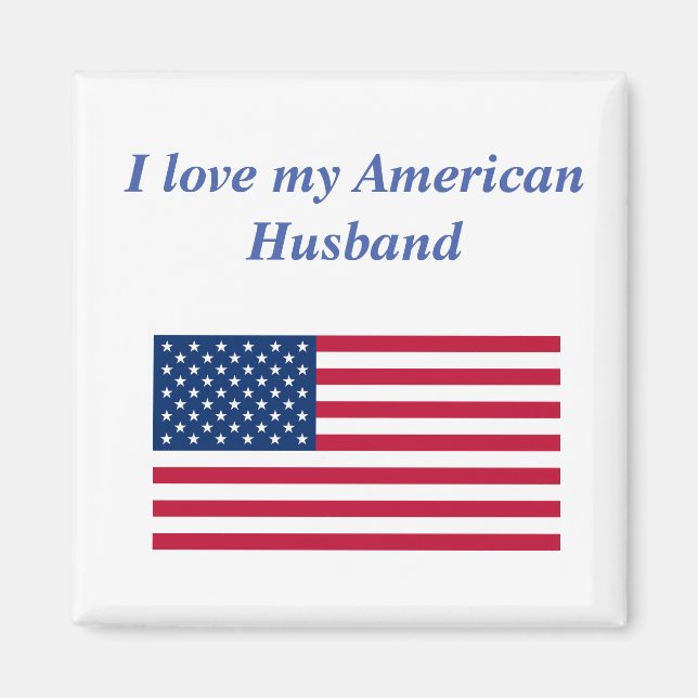 Íman Eu amo meu marido americano (Frente)
