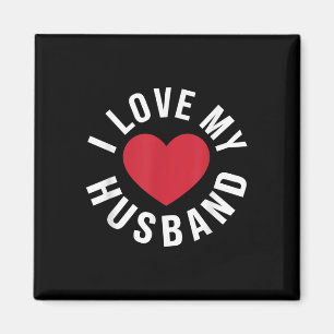 Íman Eu Amo Meu Marido Casamento Aniversário Coração Me