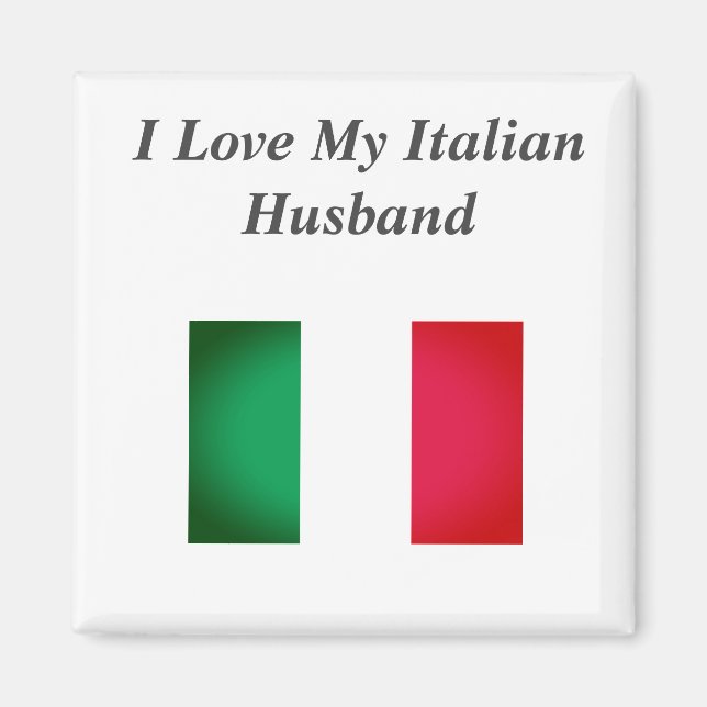 Íman Eu amo meu marido italiano (Frente)