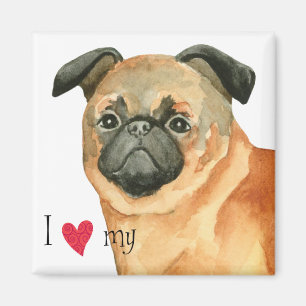 Íman Eu amo meu pequeno Brabancon