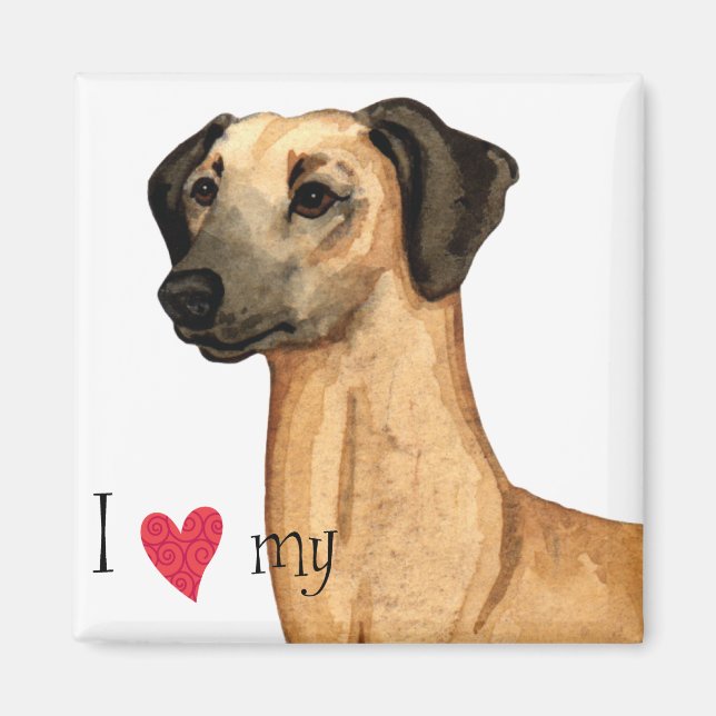 Íman Eu amo meu Sloughi (Frente)