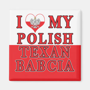 Íman Eu Amo Meu Texano Polonês Babcia