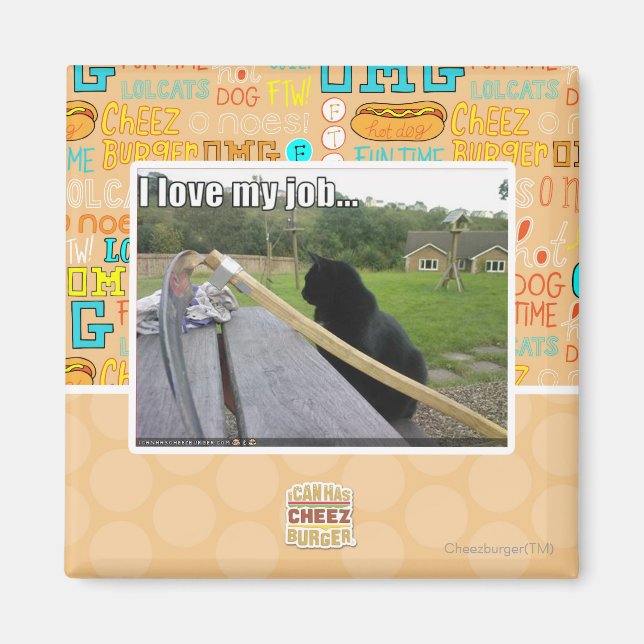 Íman Eu amo meu trabalho (Frente)