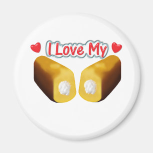 Íman Eu amo meu Twinkies - ímã