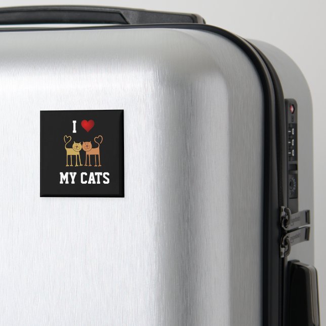 Íman Eu Amo Meus Gatos (In Situ (Luggage))