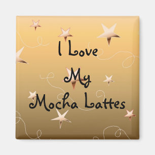 Íman Eu Amo Meus Mocha Lattes