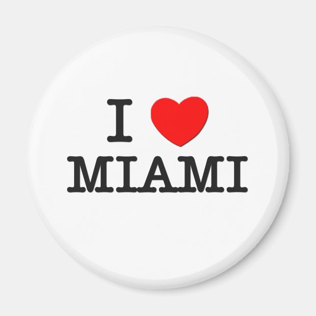 Íman Eu Amo Miami Nova Jersey (Frente)