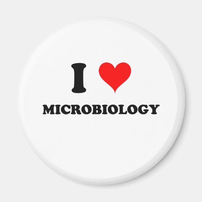 Íman Eu Amo Microbiologia (Frente)