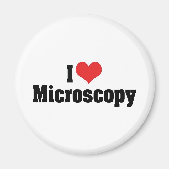 Íman Eu Amo Microscopia do Coração (Frente)
