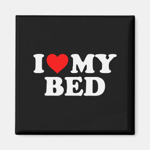 Íman Eu Amo Minha Cama - Coração Vermelho
