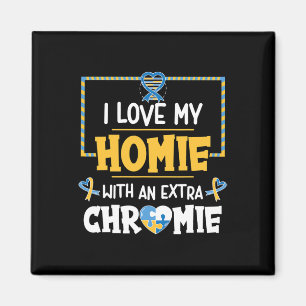 Íman Eu Amo Minha Casa Com Um Autismo De Chromie Extra